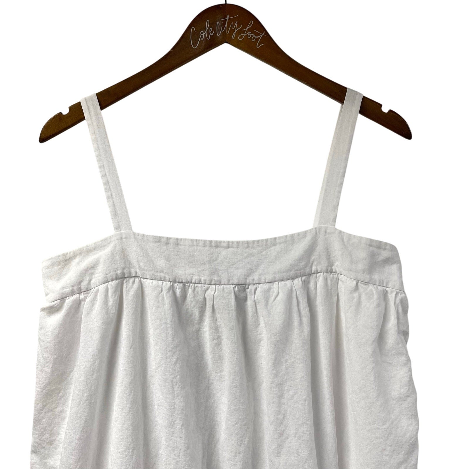 Jenni Kayne White Cotton Dress Medium