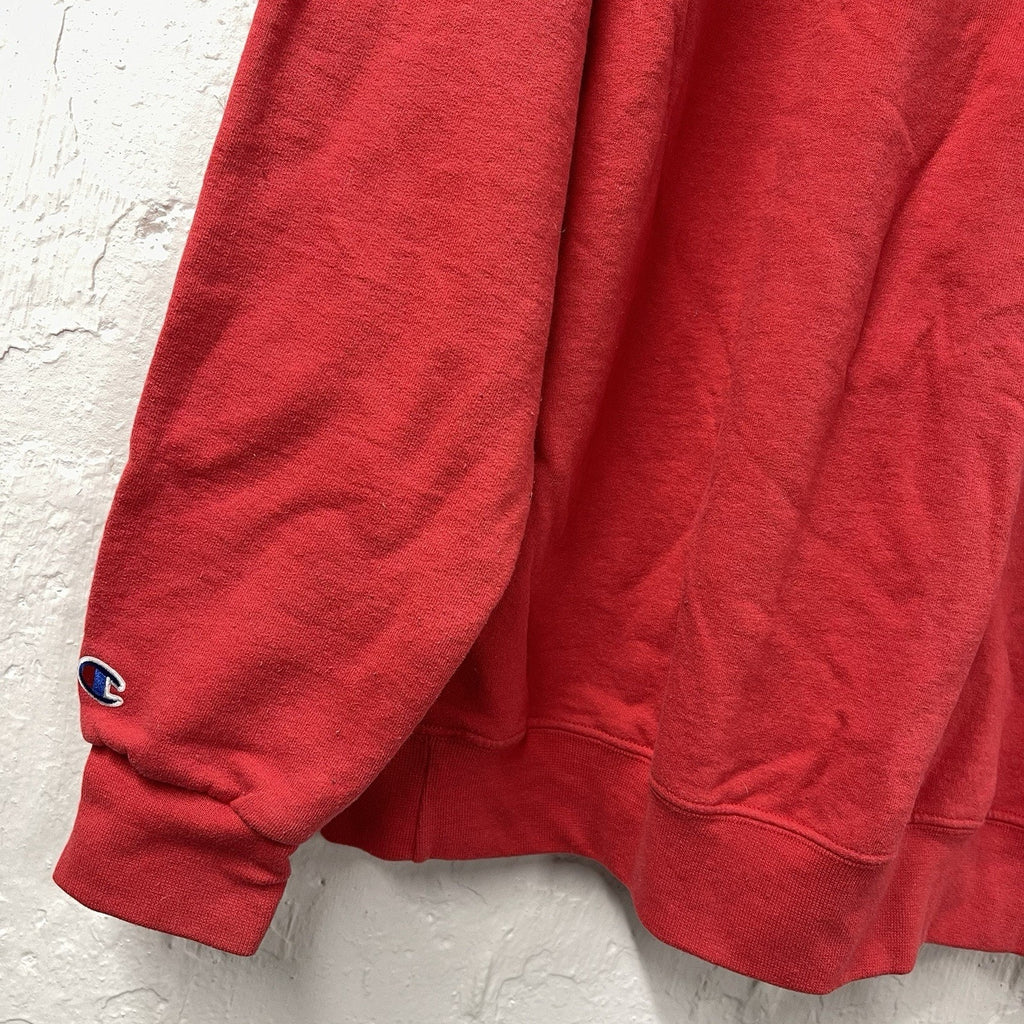 Not So Ugly Christmas Sweatshirt NIU Huskies Red Champion Large