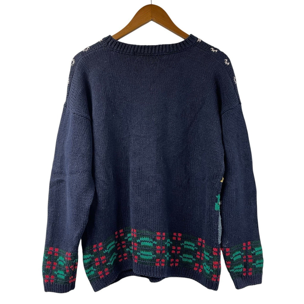 Not So Ugly Christmas Sweater Teddy Bears Decorating Tree Presents