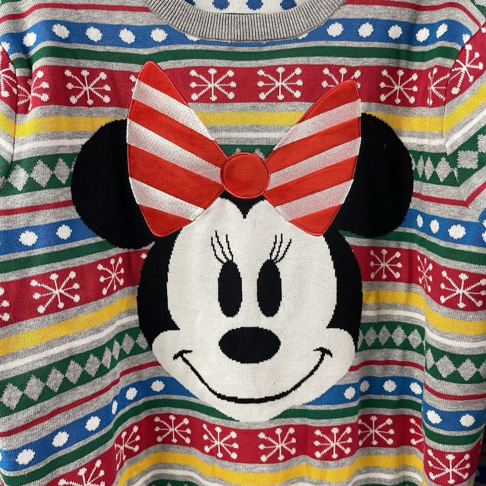 Not So Ugly Christmas Sweater Disney Store Minnie Mouse XXL