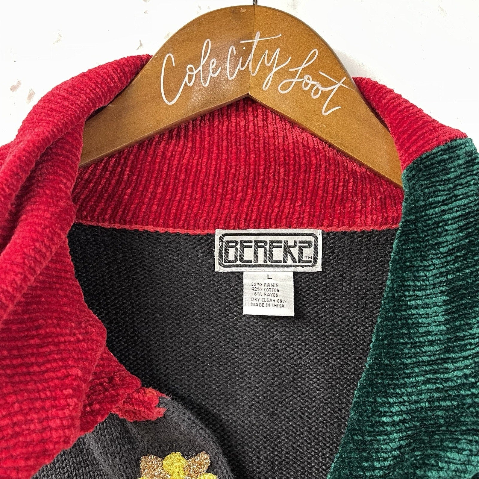 Not So Ugly Christmas Sweater Berek2 L Tree Ornaments Star