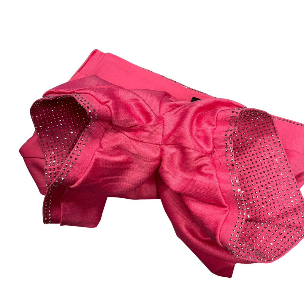 Day G Rhinstone Hot Pink Short Shorts Hi Waist Stretch Medium