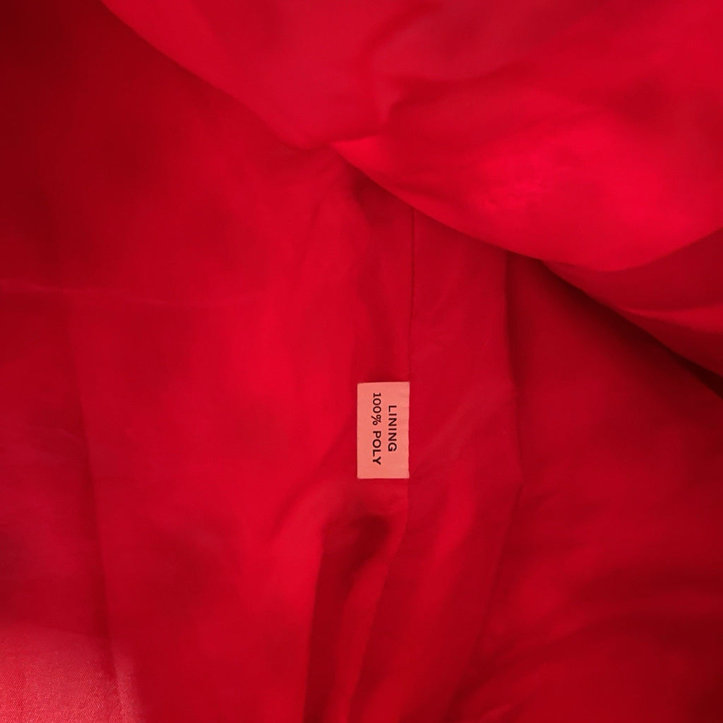 Not So Ugly Christmas Jacket Vera Bradley Quilted Red Paisley Large Vintage