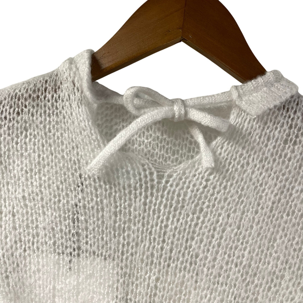 Sisters and Seekers Mesh Knit Top LOVERBOY White Sewn Soft