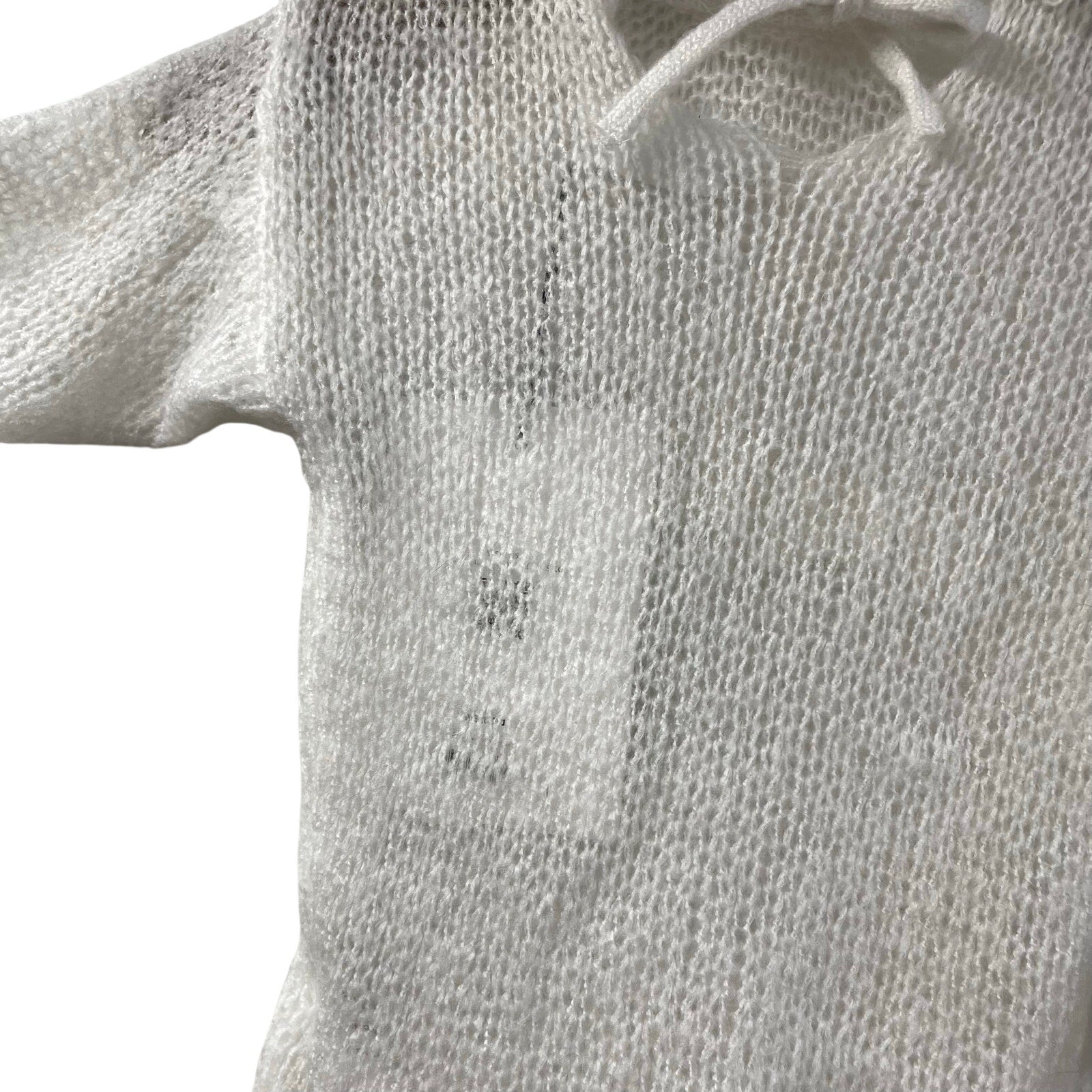 Sisters and Seekers Mesh Knit Top LOVERBOY White Sewn Soft