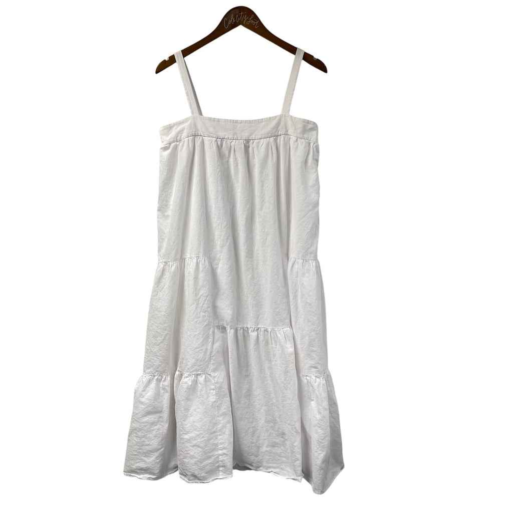Jenni Kayne White Cotton Dress Medium