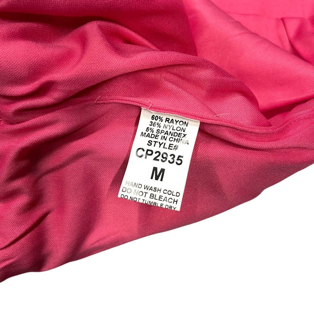 Day G Rhinstone Hot Pink Short Shorts Hi Waist Stretch Medium