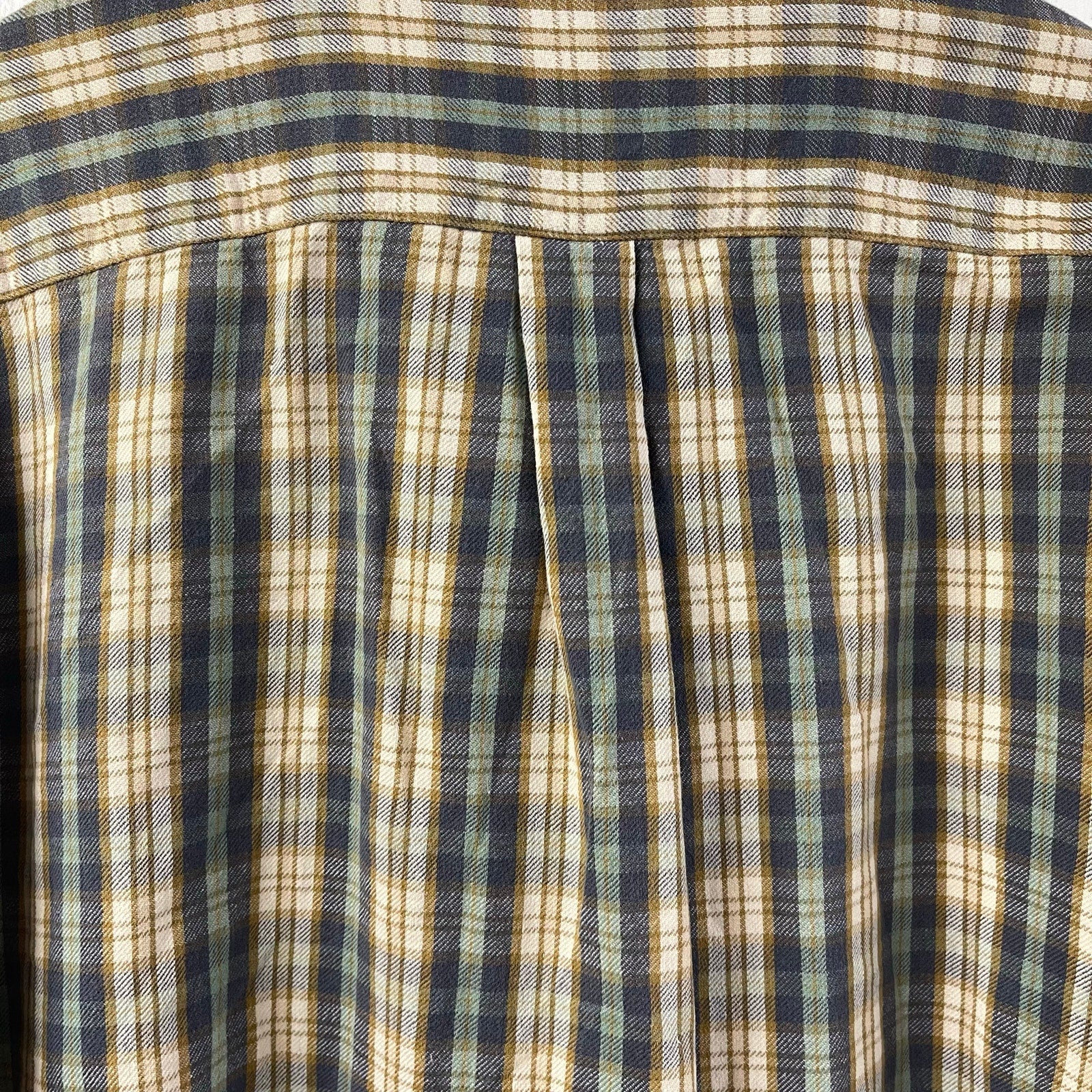 Ralph Lauren Jeans Company Plaid Long Sleeve Shirt XL Vintage 100% Cotton