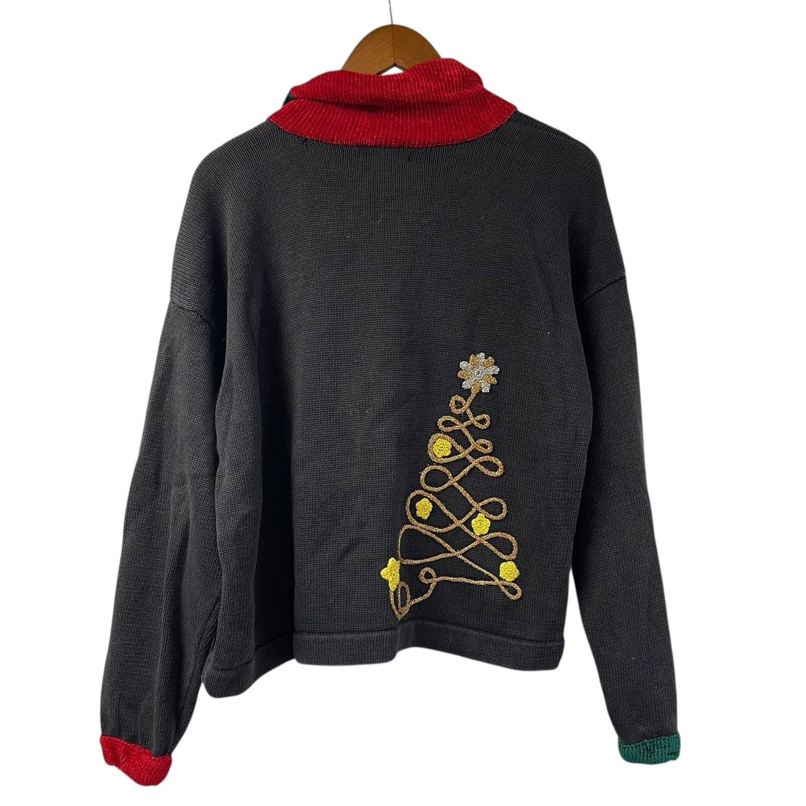 Not So Ugly Christmas Sweater Berek2 L Tree Ornaments Star