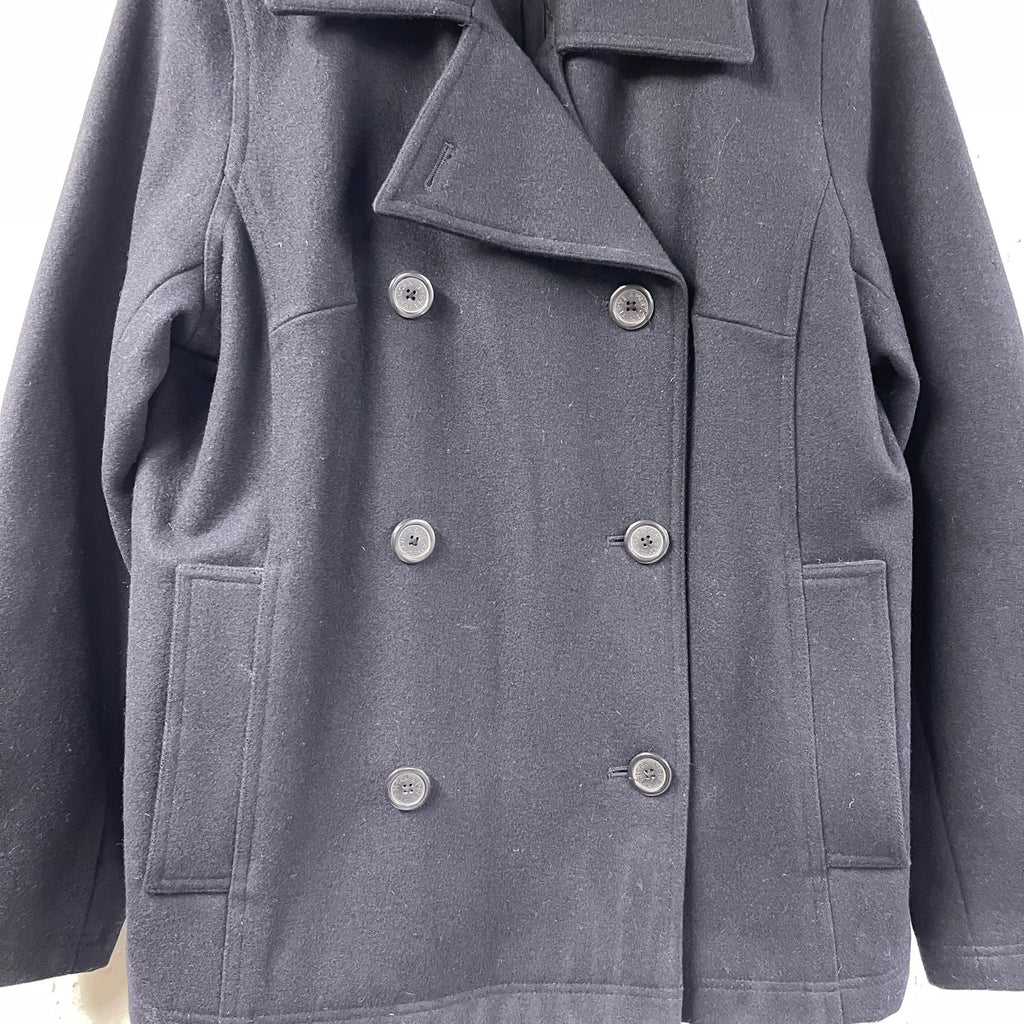 American Eagle Outfitters Blue Wool Peacoat Vintage