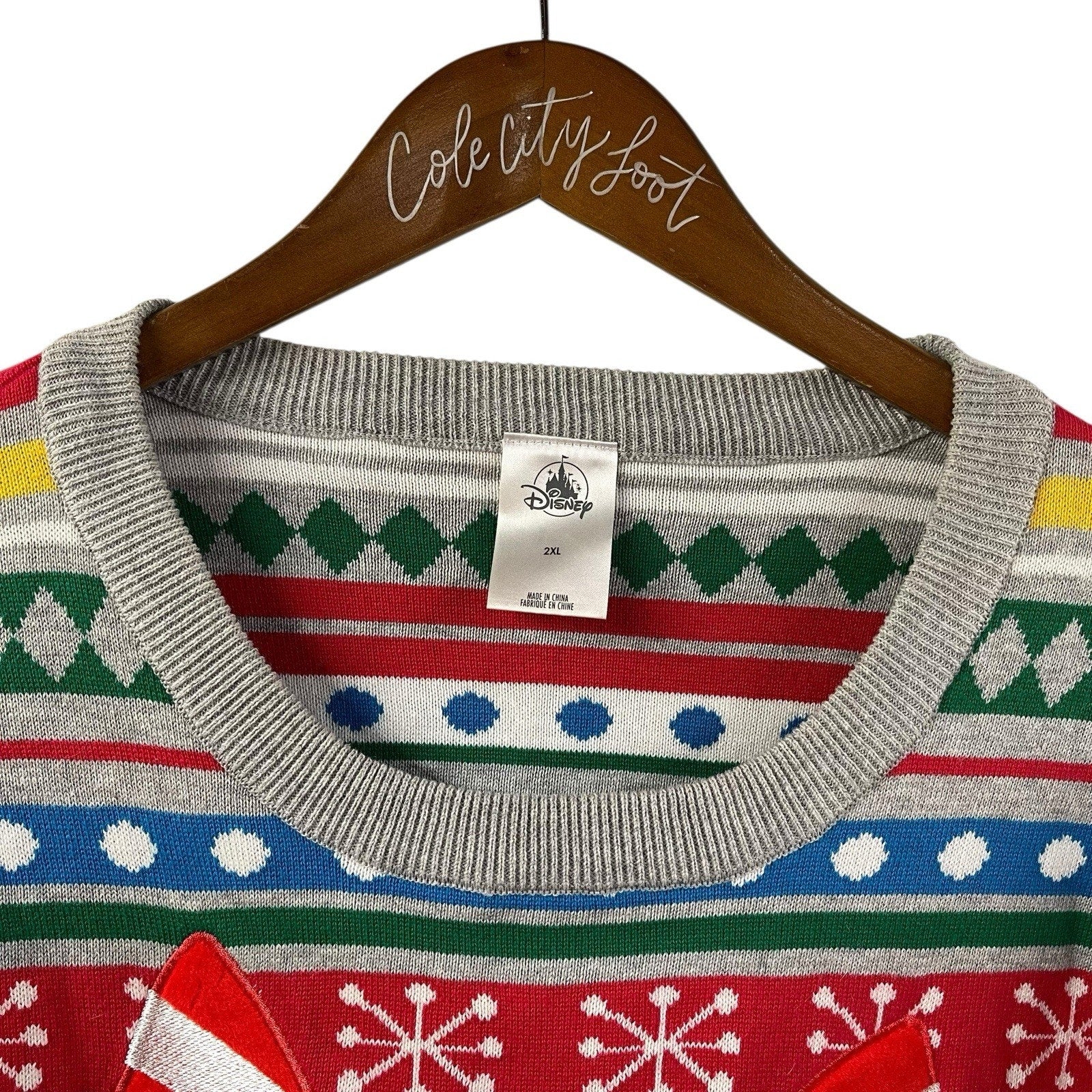 Not So Ugly Christmas Sweater Disney Store Minnie Mouse XXL